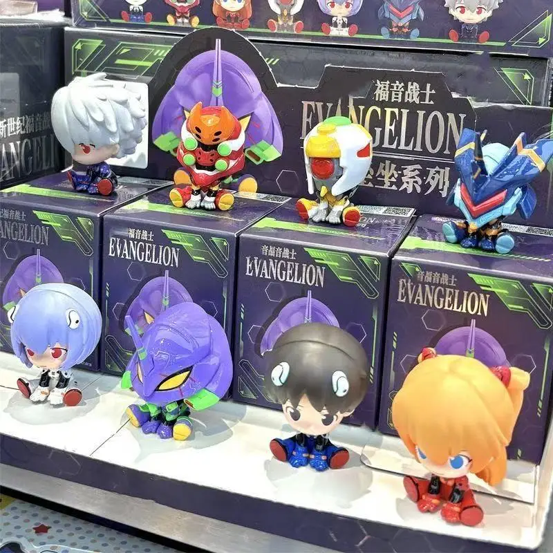 الأصلي إيفا النيون جينيسيس إيفانجيليون لطيف صغير الجلوس القرن الجديد إيفانجيليون أنيمي نموذج لجسم حلية زخرفة زخارف مكتب اللعب الهدايا #3