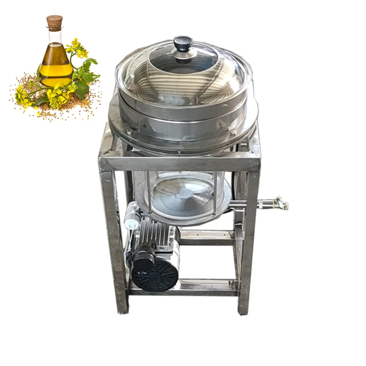 Mini Home Use Portable Coconut Peanut Rapeseed Vacuum Crude Cooking Oil Filtering Machine