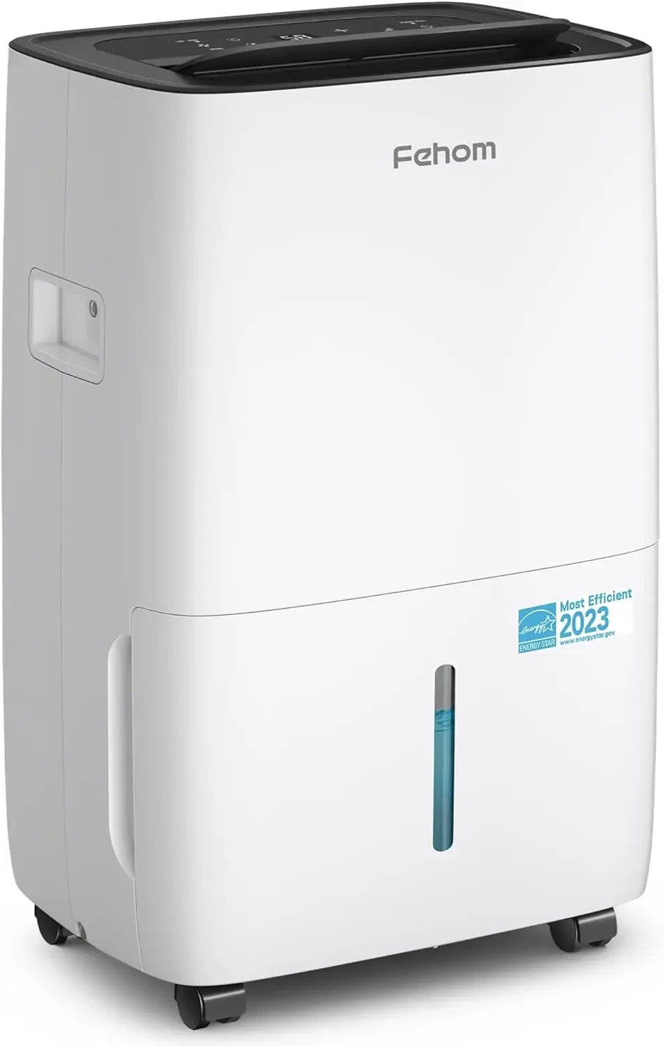 Dehumidifier Most Efficient Energy Star - 6,000 Sq. Ft. Dehumidifier for Basement with Drain Hose and 1.06 Gal Water