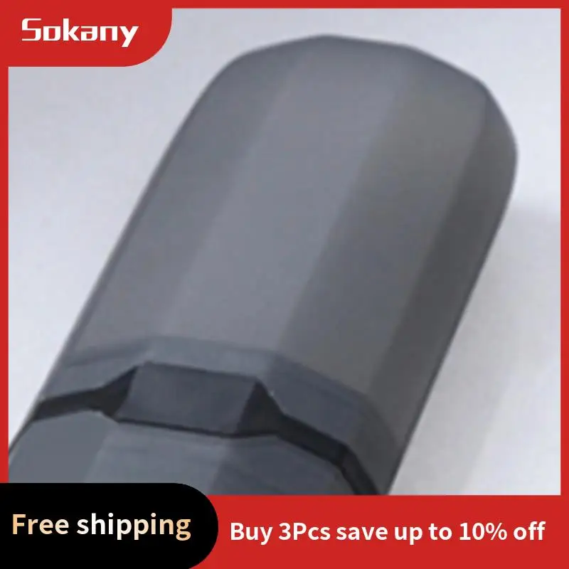 HIM-4X Travel Toothbrush Case Stretchable Toothpaste Holder Container Anti Bacterial Adjustable Box Black