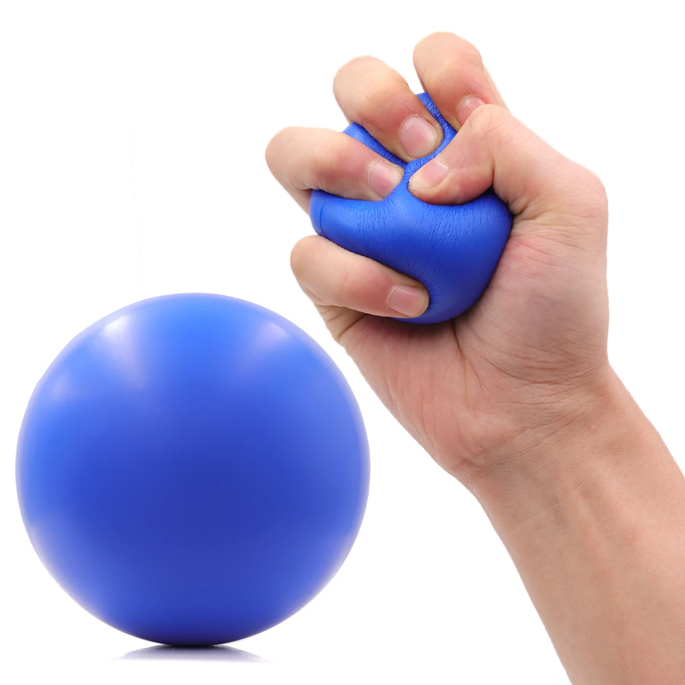 Renforçateur de force de préhension et balle de massage, équipement d'exercice pour adultes, thérapie, rééducation, salle de sport, bureau, maison, poignée anti-stress en mousse souple