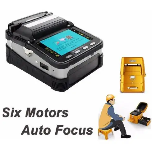 High Proformance AI-7C Fusion Splicer Automatic FTTH Fiber Optic Welding Splicing Machine Free Shipping by Fedex