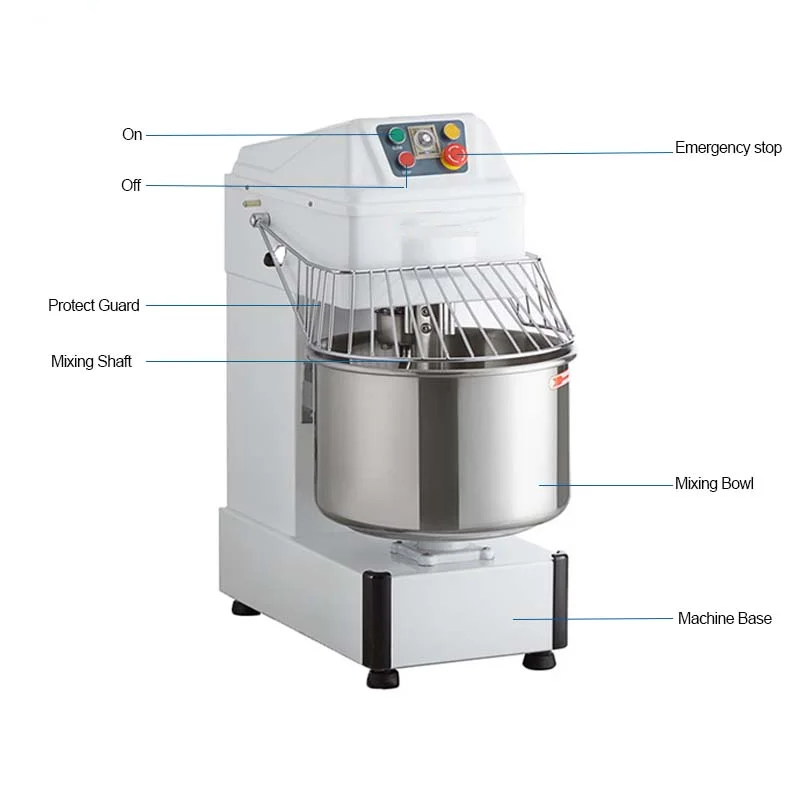 Commercial Dough Mixer Electric Dough Mixer Bakery Dough Mixer Machine view 6