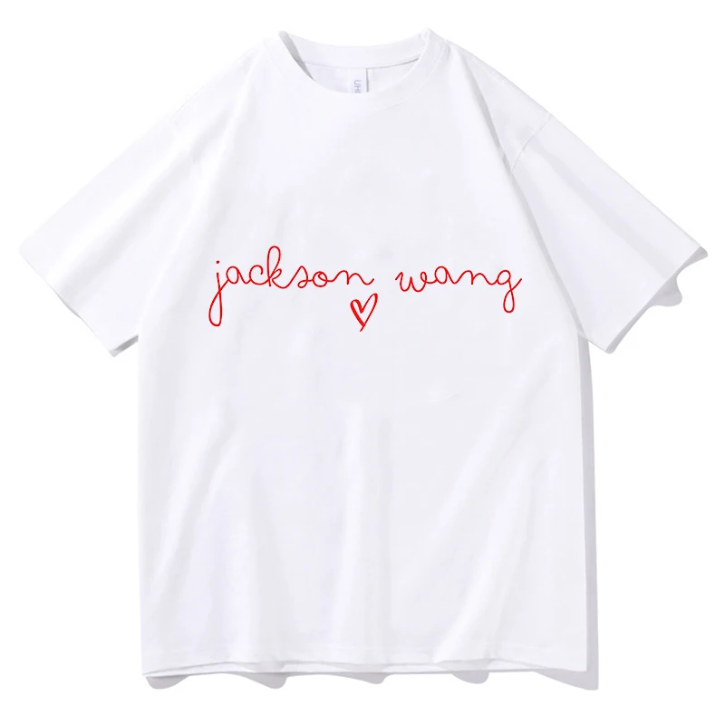 Jackson Wang High Alone Tshirts Cartoon Graphic Printing T-shirts Summer Tee-shirt Cotton Men Women Tees Unisex  Aesthetic Tops