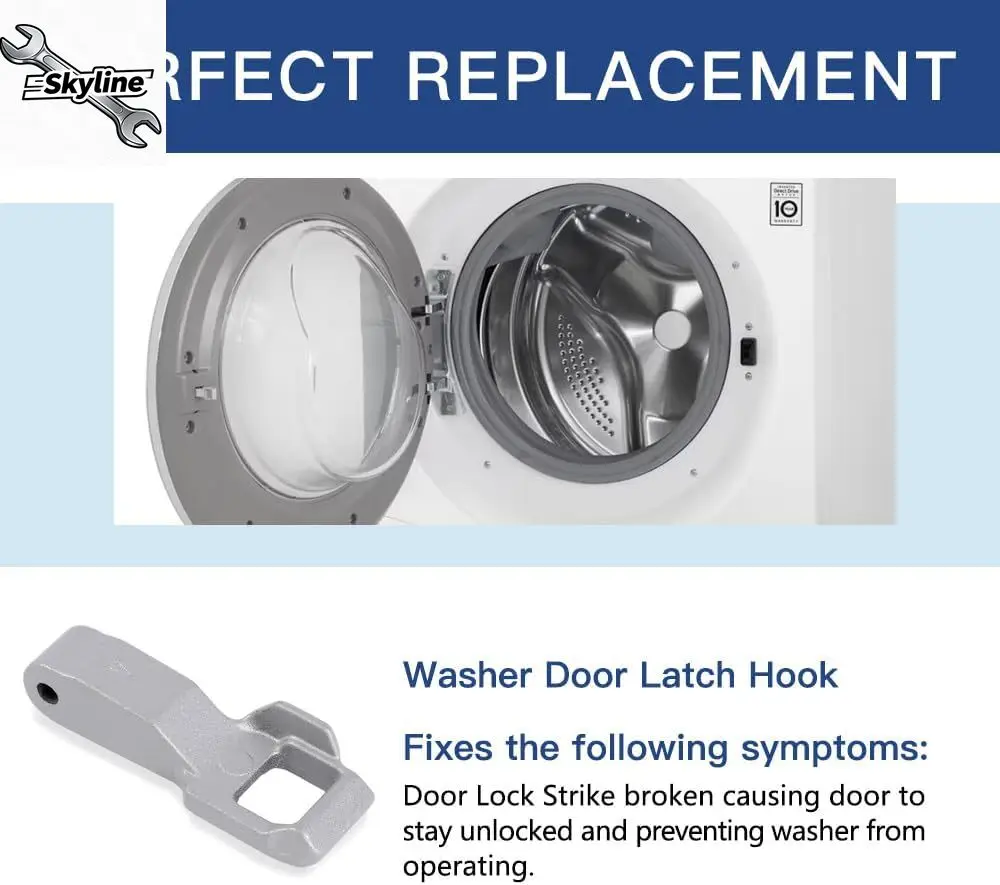 MFG63099101 قفل باب الغسالة ستريك لجزء استبدال خزانة مزلاج باب الغسالة