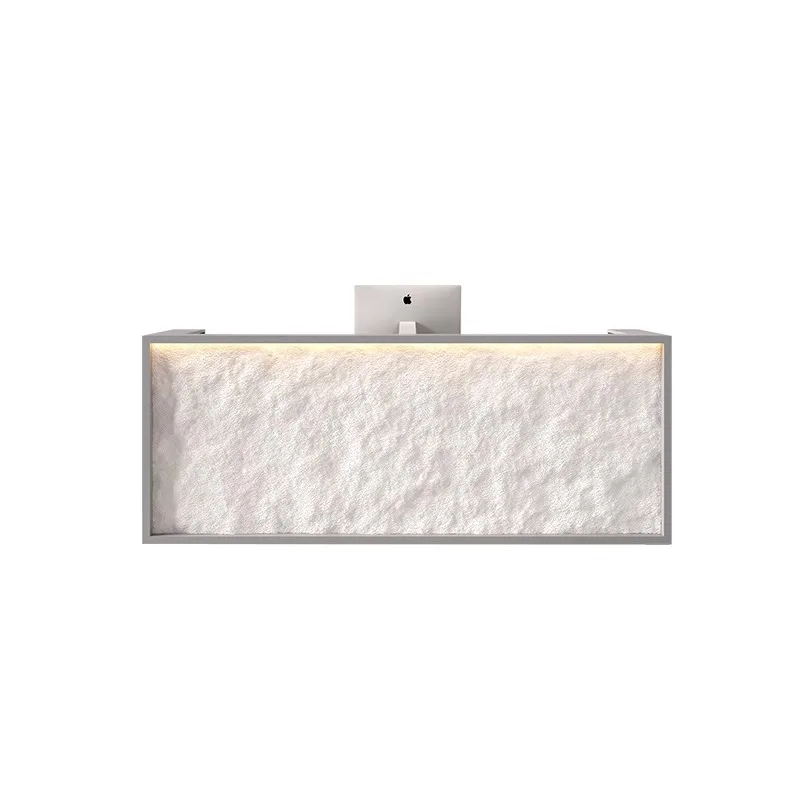 Comptoir de bar de magasin de style nordique, lumière de luxe pour salon de beauté, réception, magasin de vêtements simple et moderne