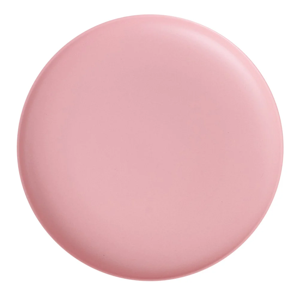 

1Pcs Ceramic Steak Plate Round Pink 6 Inches Microwave Safe Western Food Serving Plate for Banquet Party