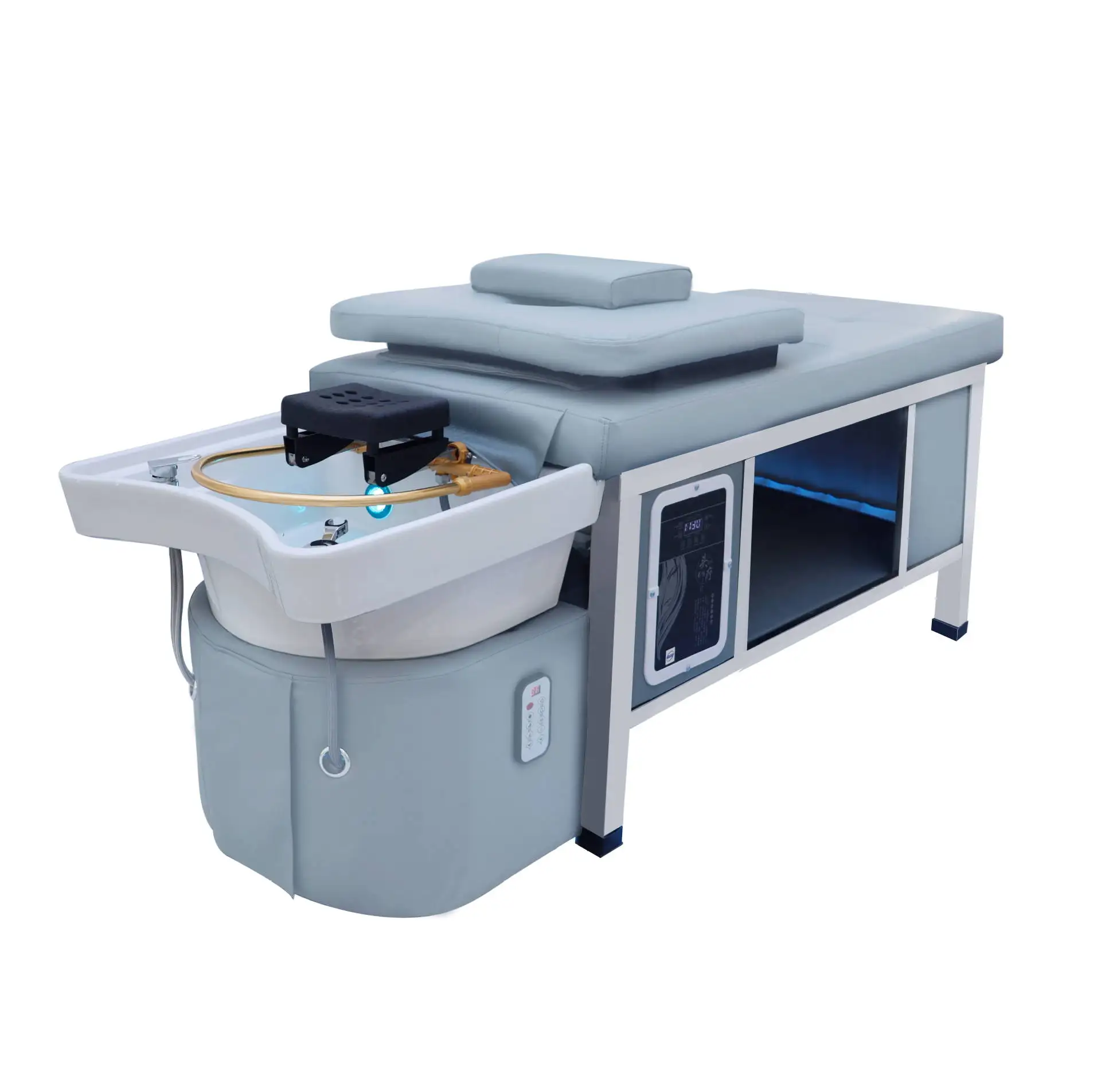 

Ceramic Basin Thai Shampoo Bed Electric Intelligent Massage Bed Constant Temperature Water Circulation