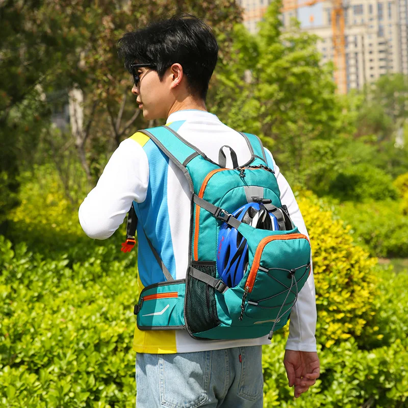 Large Capacity Nylon Backpack, Outdoor Mountaineering, Sports, Cycling,Wear Resistant, Anti Splashing Water Backpack,B374