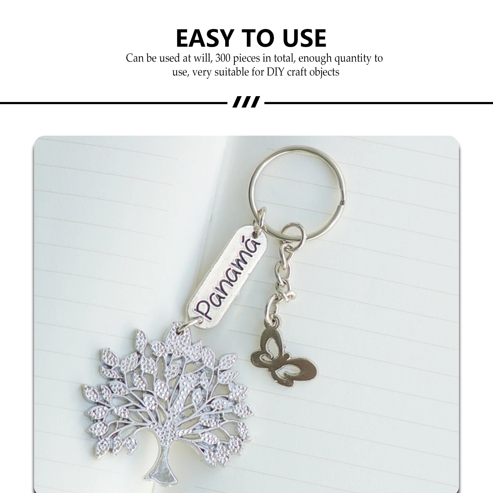 

100pcs Zinc Alloy Key Chain Rings With Screws Diy Metal Key Rings Set For Craft Accessories Fashion Jewelry Decor