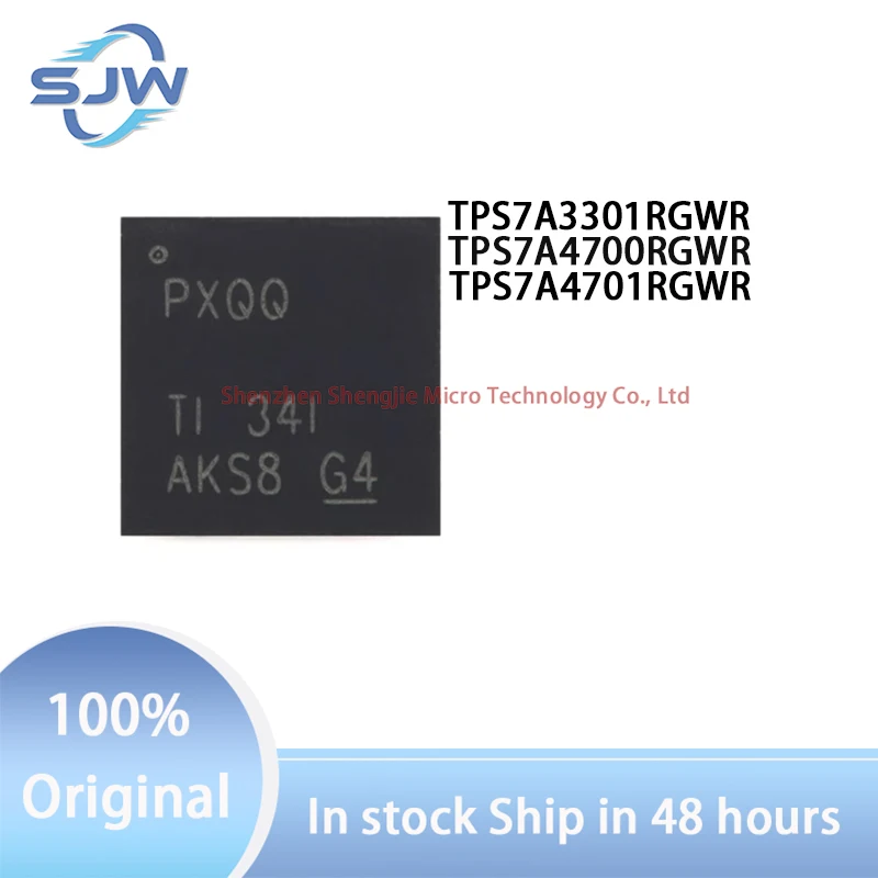 

TPS7A3301RGWR TPS7A4700RGWR TPS7A4701RGWR Screen printing PXQQ PASQ 7A4701 encapsulation VQFN20 Linear regulator CHIP