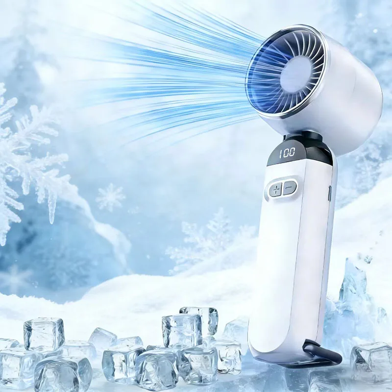 

НОВЫЙ портативный турбовентилятор с цифровым дисплеем, высокоскоростной складной вентилятор, USB-перезаряжаемый, регулируемый охлаждающий вентилятор для путешествий на природе