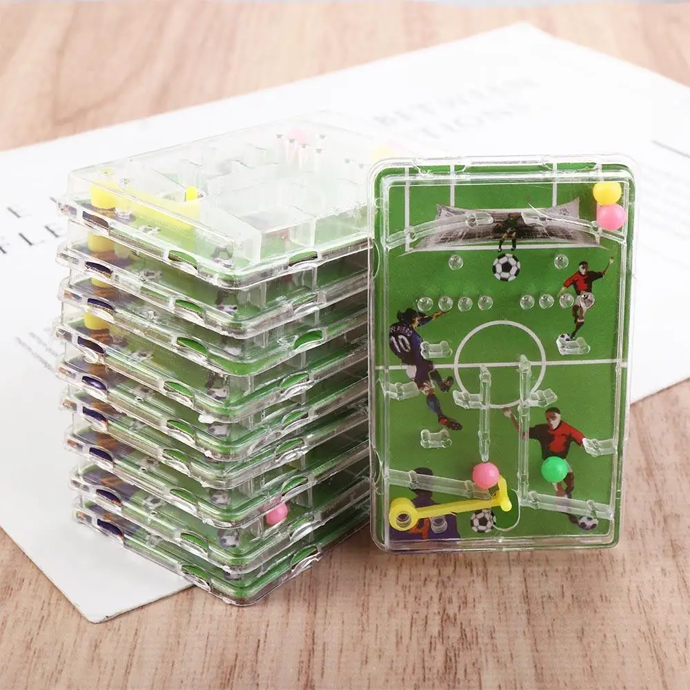 

10pcs/set Football Maze Game Early Educational Toy for Kids Birthday Party Decoration Favors Rolling Ball Game Toy