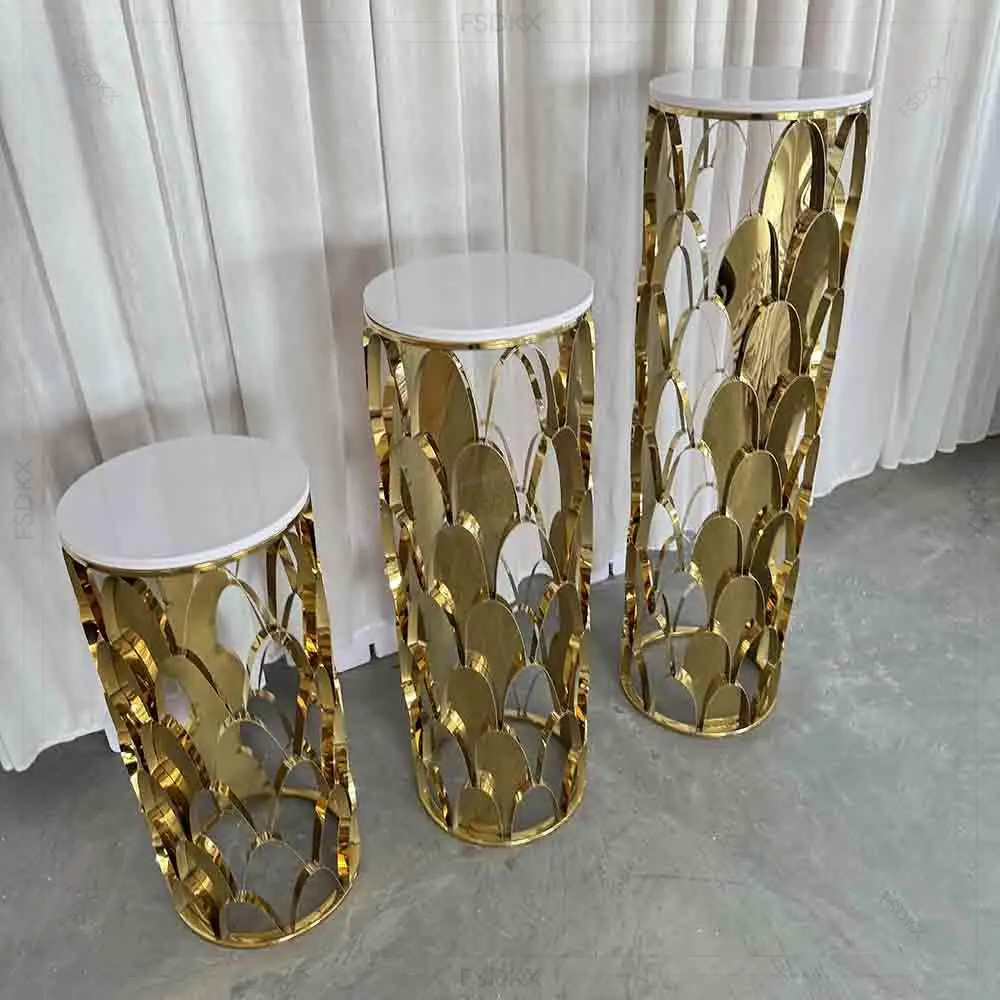 Luxury Wholesale Wedding Vintage 13 Inch Silver Gold Plastic Charger Plates for Dinner Plates Table Setting