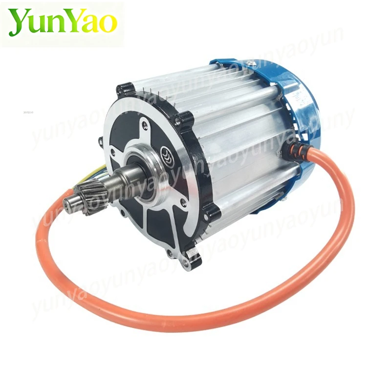 Pure Copper Permanent Magnet Synchronous Motor (PMSM), 48V/60V 1200W/1500W Brushless Motor for E-Trike & Mobility Scooter