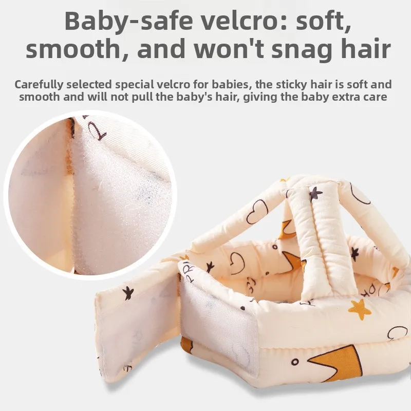 Veiligheidshelm voor baby's Hoofdbeschermingskap Valbescherming voor peuters Verstelbare stootbeschermingshoed voor peuters Babyveiligheidskussen