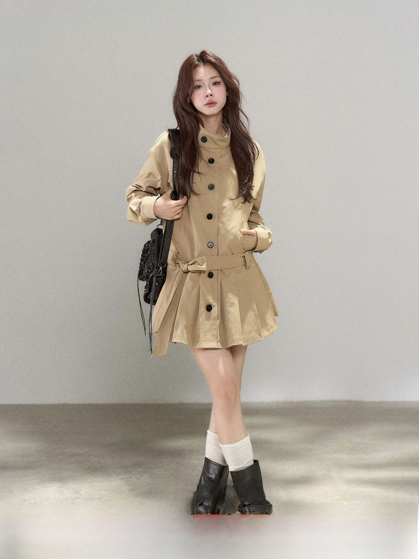 

Korean Sle ort Windbreaker Jaet Women's Faionable Wildberry Coat Autumn 2025 New Arrival Ele Sensation
