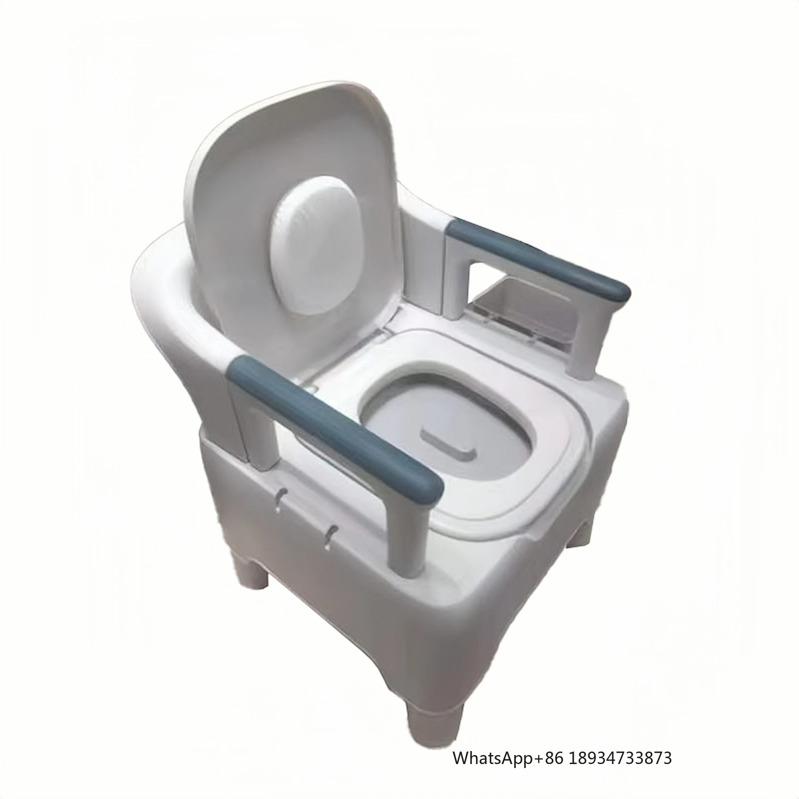 Elderly disabled patients safety and hygiene portable toilet. Elderly disabled patients safety and hygiene portable toilet