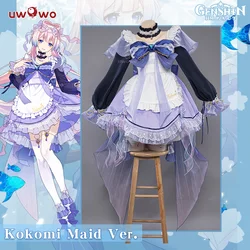 IN STOCK UWOWO Kokomi Cosplay Maid Dress Genshin Impact Cosplay Maid Halloween Costumes Artist's Exclusive Cosplay Women Outift