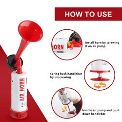 Air Pump Air Horn Handheld Air Horn Portable For Party Accessories Security Emergency Air Horns Fire Alarm Horn