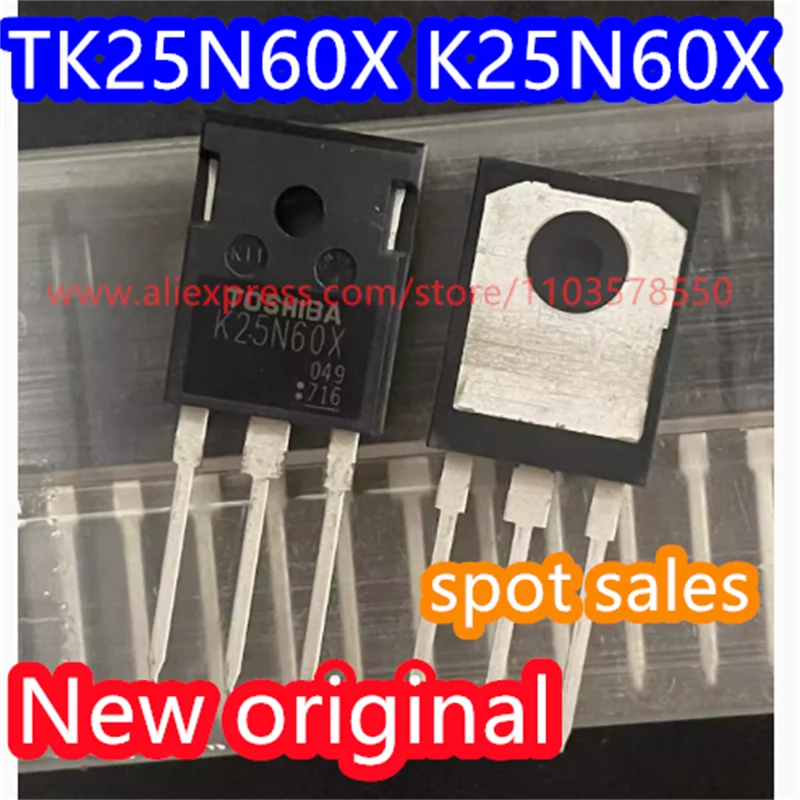 5PCS  TK25N60X K25N60X brand new original 600V 25A high-power MOSFET package TO-247