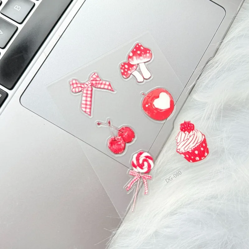 Pacote de Adesivos 3D Jelly Kawaii, Decalques em Relevo para DIY, Acessórios Decorativos para Capas de Telefone, Laptop, Câmera, Bagagem e Garrafa de Água