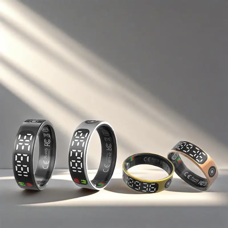 

smart ring for women,Display,Heart Rate,Blood Oxygen,Sleep Health Monitoring,men smart rings iphone&compatible Couple Gift ring