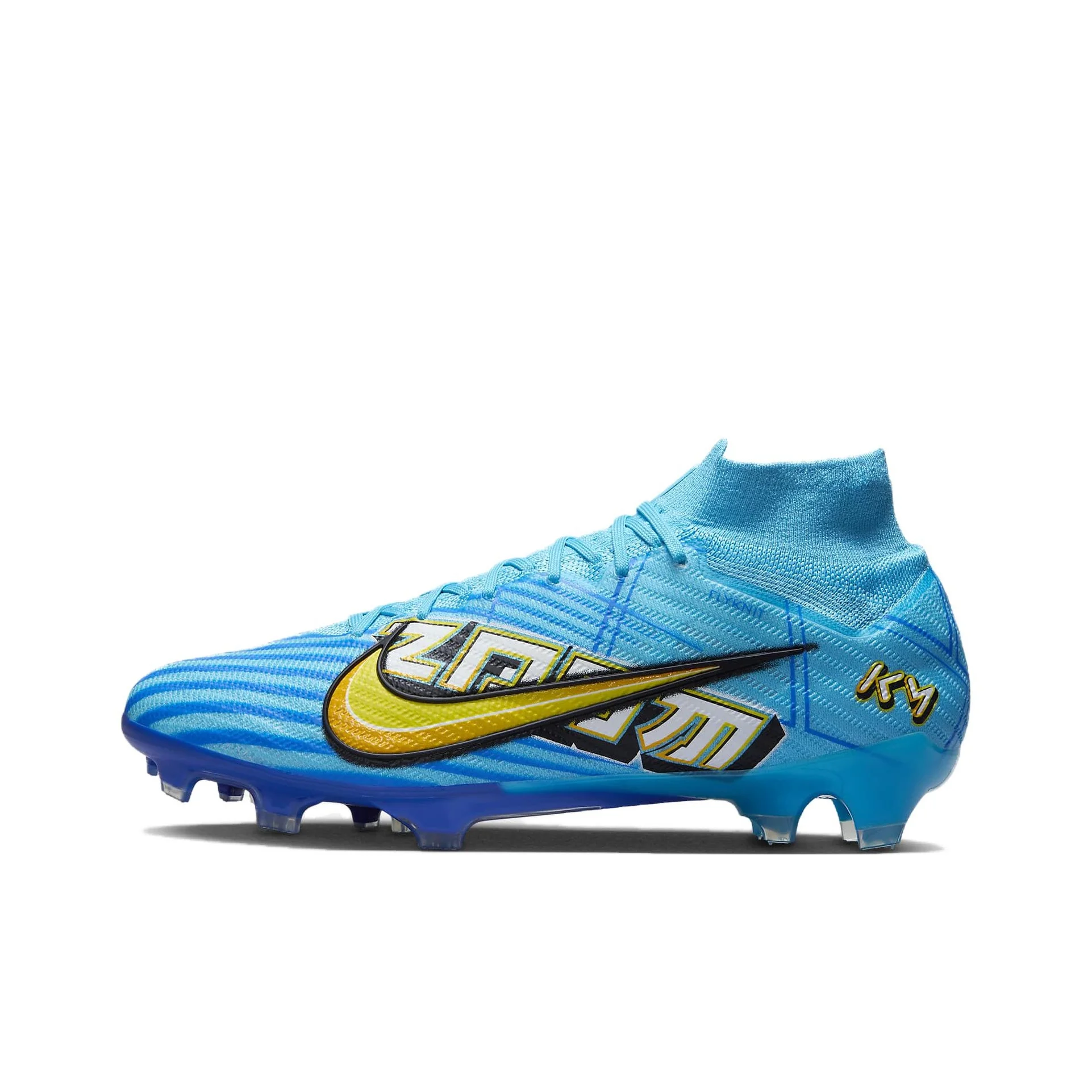 POIZON Kylian Mbappé X Nike Zoom Mercurial Superfly 9 "Motivation Pack" Azul