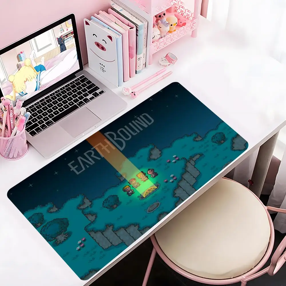 

EarthBound Mouse Pad Mousepad Large Gaming LockEdge Thickened Computer Keyboard Table Desk Mat