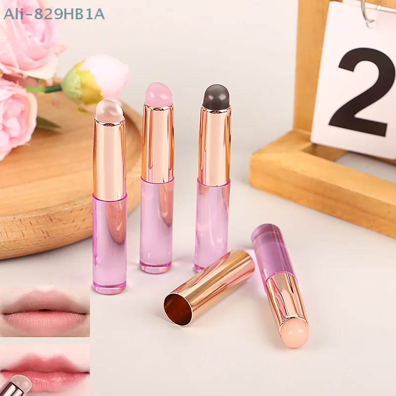 Siliconen Lipborstel Schuine Concealer Make-Up Borstel Tool Draagbare Ronde Kop Als Vingertoppen Q Zachte Lippenstift Borstel Concealer Borstel