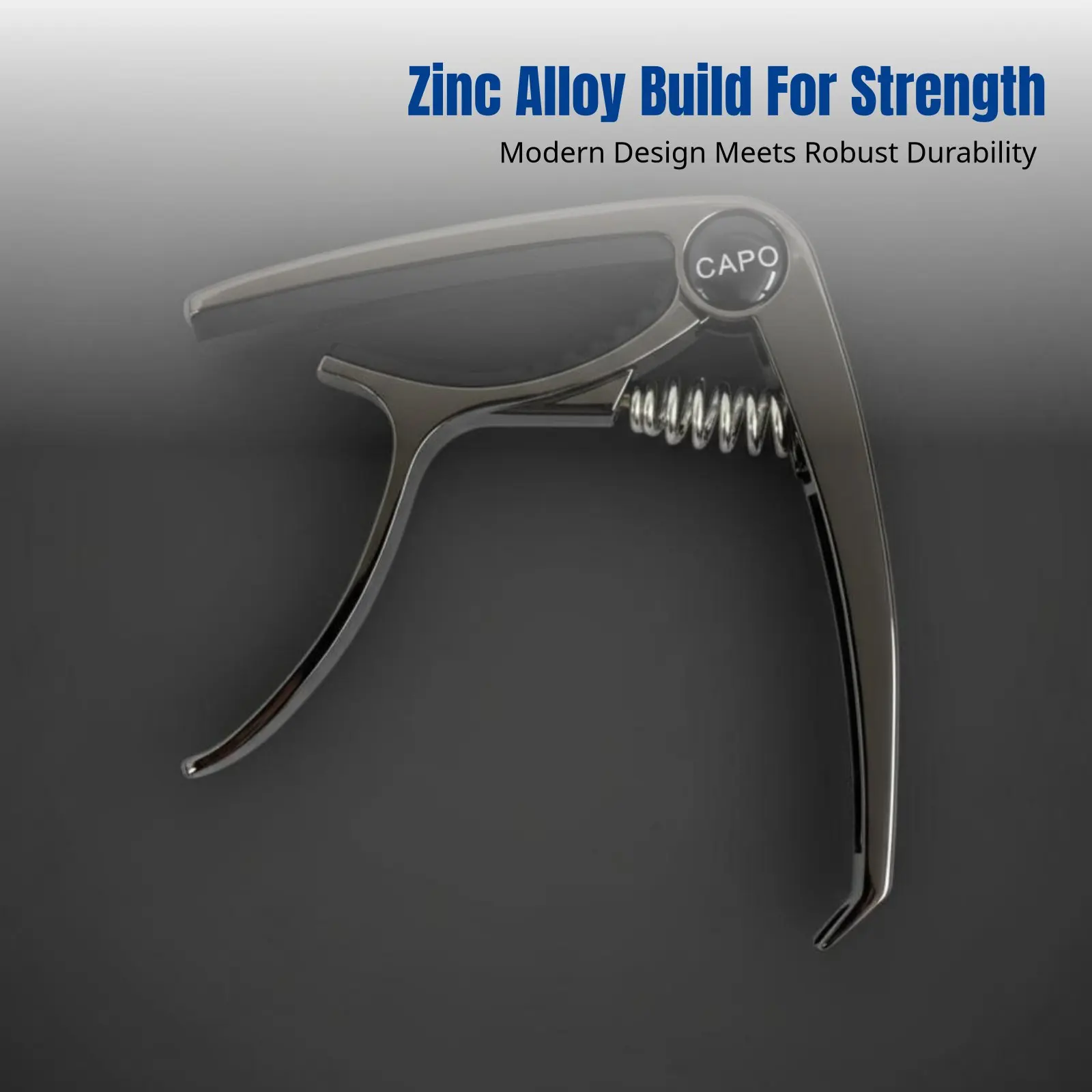 

Upgraded Zinc Alloy Guitar String Press, Dual Use for Acoustic & Electric Guitar, Silicone Pad, Multi-Color