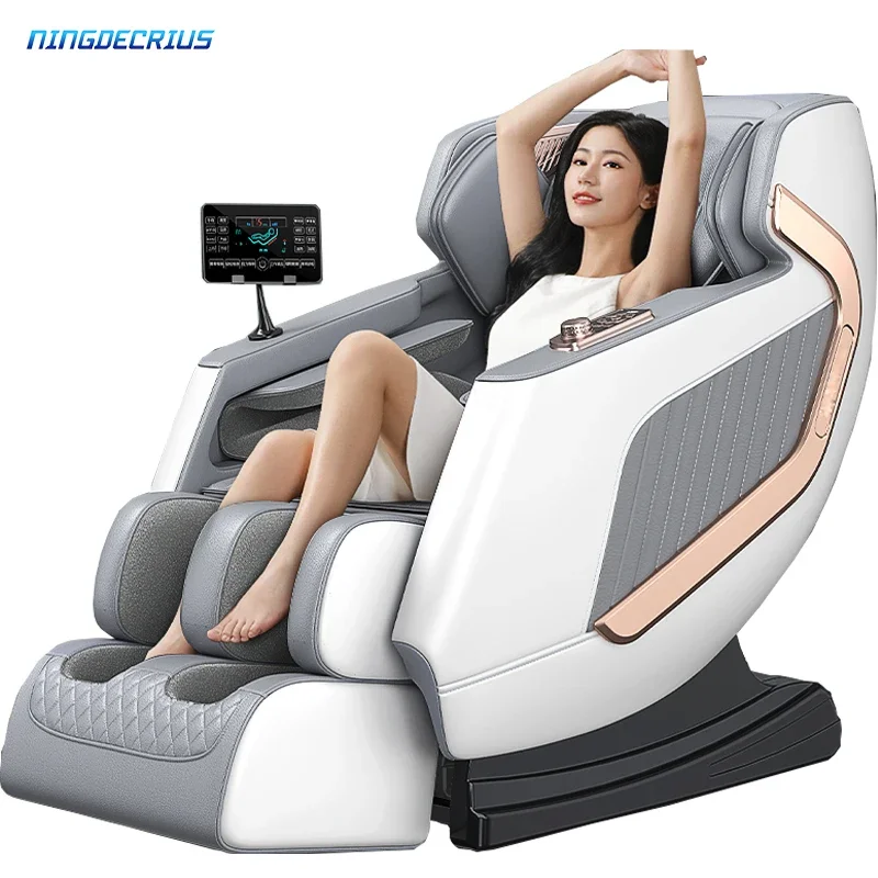 

NINGDECRIUS AI Voice Control Massage Chair for Sale Luxury 4D Zero Gravity Shiatsu Full Body Electric Heating Kneading Korean