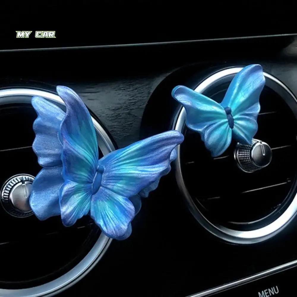 

Exquisite Car Air Outlet Aroma Diffuser Air Freshener Decoration Butterfly Car Decoration Non-toxic Handmade