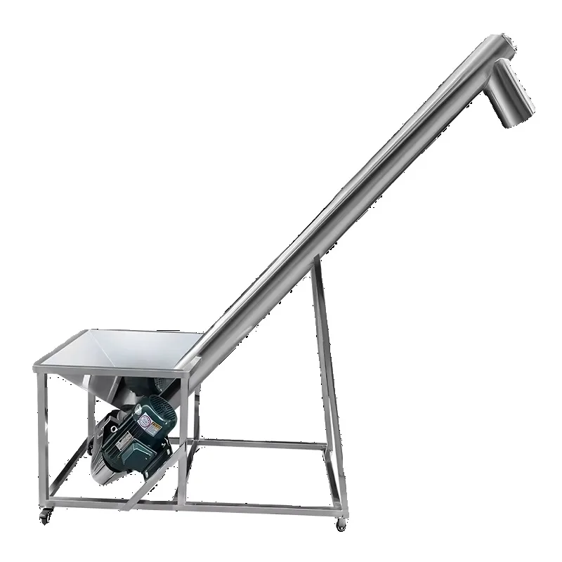 Stainless Steel Automatic Vertical Screw Conveyor Granule Powder Feeder Elevator Feeding Conveying Machine for Industrial Use