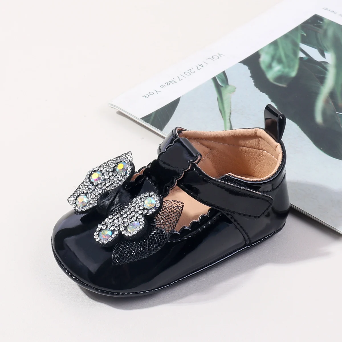 أحذية الأميرة للمشي الأولى للفتيات الصغيرات الأكثر مبيعًا لعام 2025 لجلد البولي يوريثان عالي الجودة 0-18 متر ونعل TPR BBW5118 #4