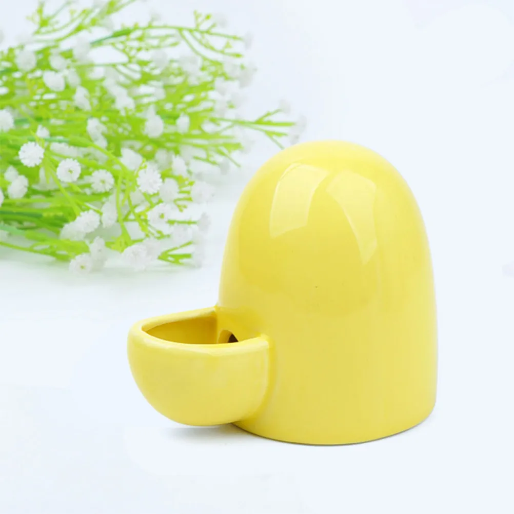 200Ml Ceramic Automatic Pet Feeder for Small Pets Rabbit Hamster Cat Water Dispenser Food Bowl Eco Friendly Bright view 6