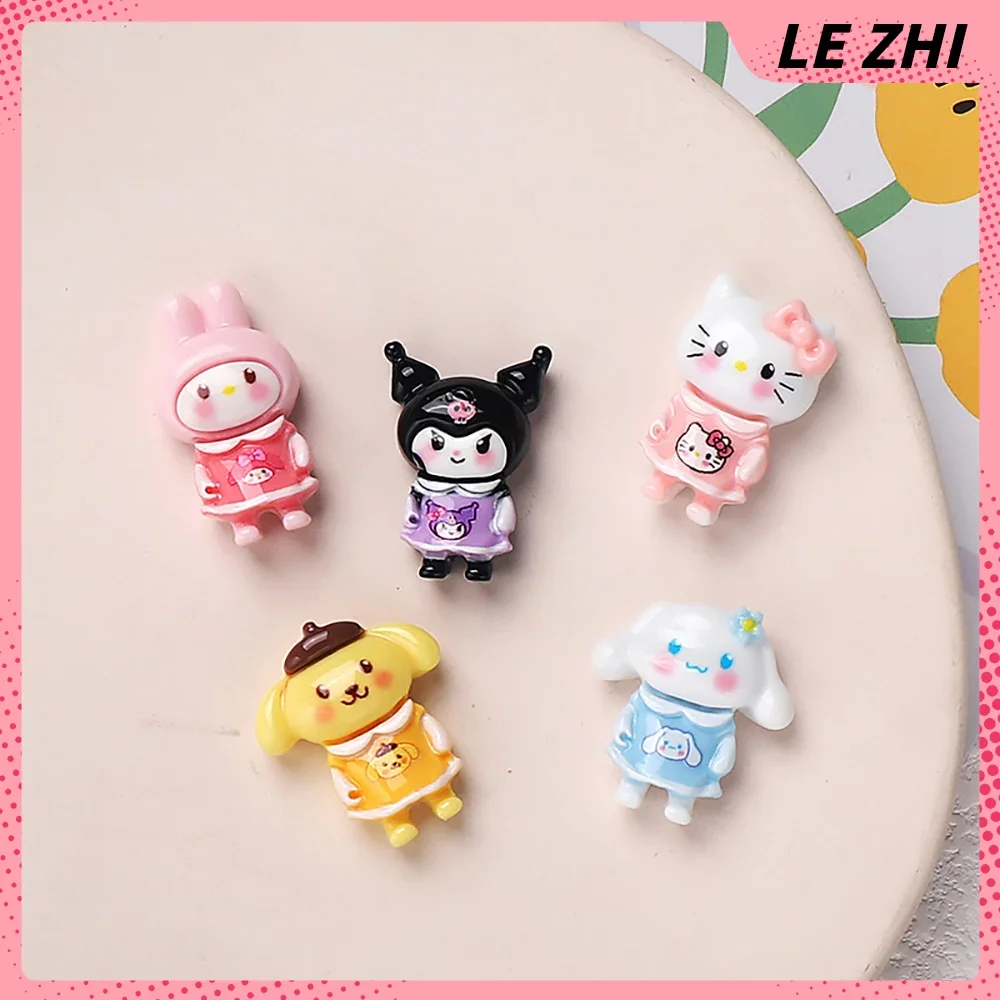 Cream Glue Handmade Hairpin Phone Case Shoe Buckle Accessories Hellokitty Cinnamoroll 3D Decorations Nail Party Stickers