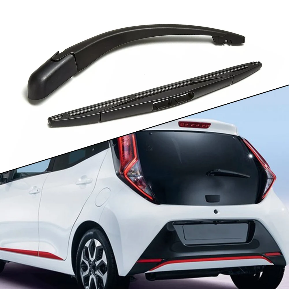 Rear Windscreen Blade Set Tailored to Suit For Toyota For Aygo Conforms to Original Equipment Manufacturer Standards K4 & V55