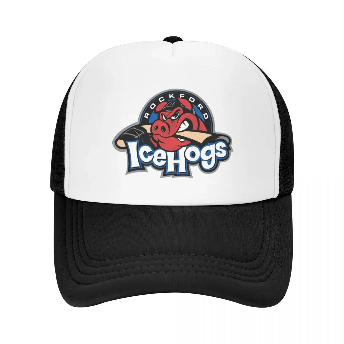 Бейсбольная кепка с логотипом IceHogs, солнцезащитная кепка, шляпа люксового бренда Golf Rave для девочек и мужчин