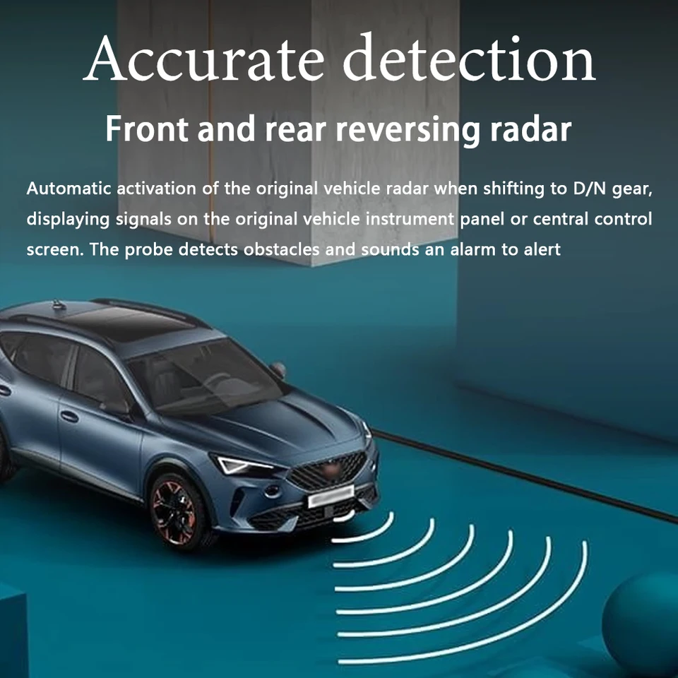 ZhuCamX Car Parking Sensor Kit for Toyota CHR C-HR 2016-2023