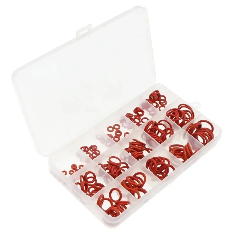O-Ring Assortment Kit Set Nitrile Rubber High Pressure O-Rings Sealing Kit for Plumbing Automotive and Faucet Repair O-Rings