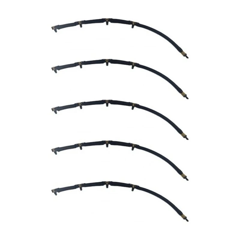 DT19-Fuel Return Line For Amarok 2010-Injector Hose 5Pcs 03L130235AD Tank Line Hose Pipe Leak Line