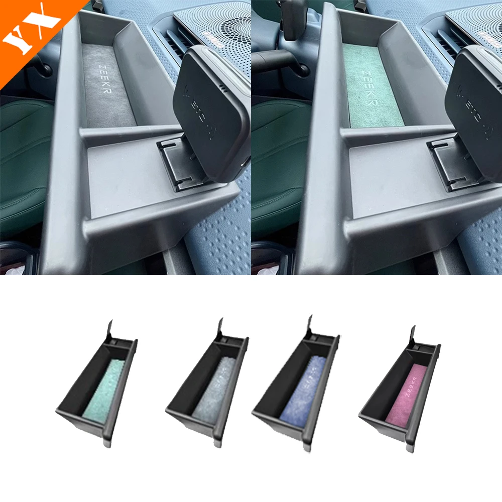 For Geely Zeekr X 2023-2024 Abs Plastic Car Storage Box Behind The Screen Central Console Storage Box Accessories