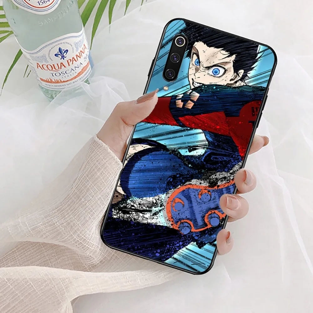 Japanese Cartoon B-BLUE L-LOCK Phone Case For Xiaomi Mi 5X 8 9 10 11 12 lite pro 10T PocoX3pro PocoM3 Note 10 pro lite