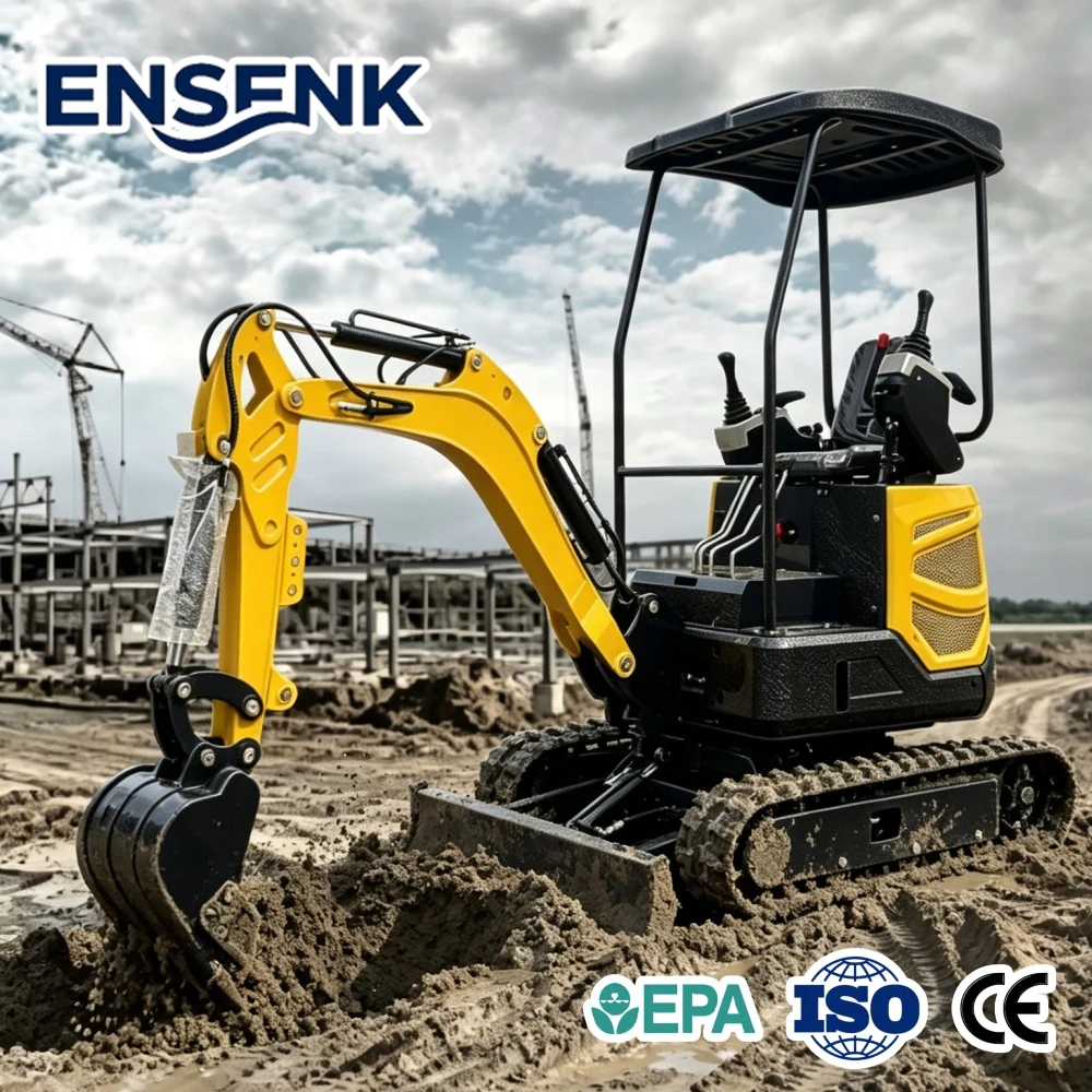 Farming Agriculture Tools - Diesel Mini Excavator 1.7Ton With Kubota/Yanmar