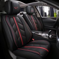 Large Size Leather Car Seat Cover Protector Front Rear Seat Back Cushion Breathable Pad Mat Universal Backrest for Auto Interior