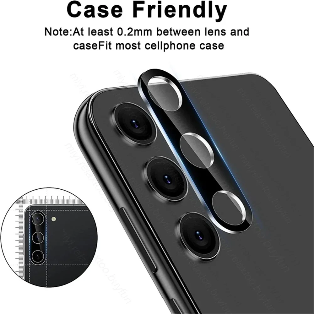 1-5 قطعة الزجاج المقسى حامي الكاميرا لسامسونج S25 الترا S24 FE S23 A15 A35 A55 A14 A24 A34 A54 A16 A17 A56 A36 عدسة الزجاج #3