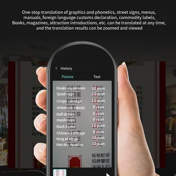 Hot sale voice translator chat GPT A10 simultaneous support 4G SIM card global travel offline translation support 4G SIM card