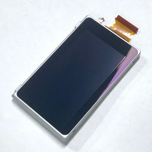 شاشة عرض LCD جديدة لكاميرا Sony NEX-5R NEX-5T باللون الأسود/الفضي مع إضاءة خلفية تعمل باللمس وجزء إصلاح رقمي للإطار