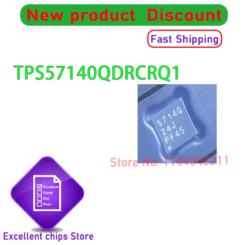 100% New TPS57140QDRCRQ1 TPS57140  5714Q SON-10 Chipset (10-20piece)